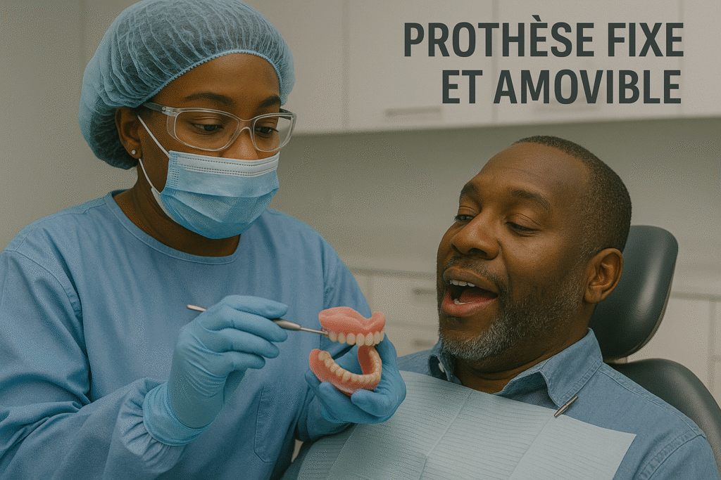 Prothèses Dentaires (Fixes et Amovibles) – Restauration du Sourire et de la Fonction